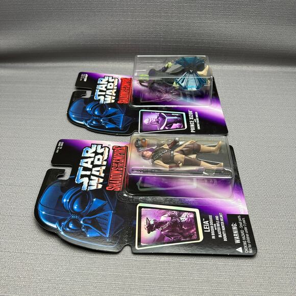 Kenner 1996 Star Wars Shadow o/t Empire Leia & Prince Xizor - Picture 5 of 6